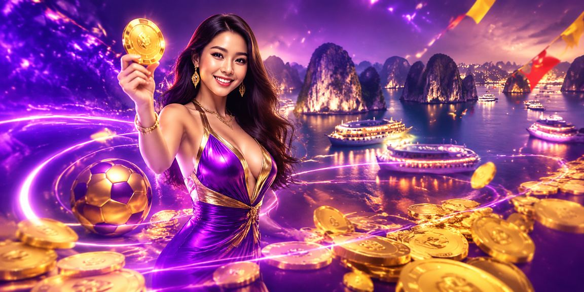 Không khí cá cược bóng đá về đêm tại Hạ Long với đèn neon sáng rực