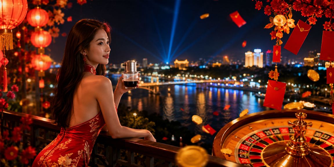 Trải nghiệm roulette trực tuyến trong không gian cà phê tại Huế buổi chiều