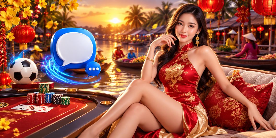 Bàn Baccarat dịp Tết trong không khí sông Mekong trên glp1