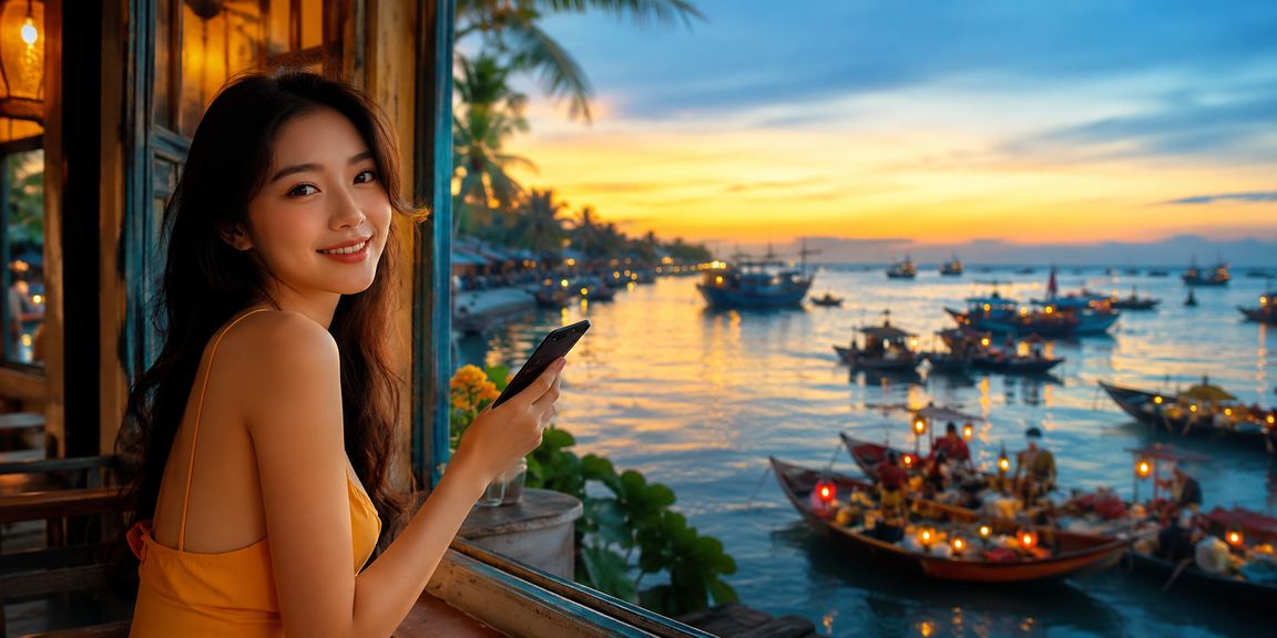 Người dùng tại Mũi Né nhận thông báo bonus và mở game casino buổi sáng